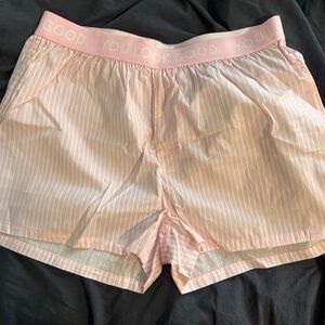 Glossier Light Pink Shorts